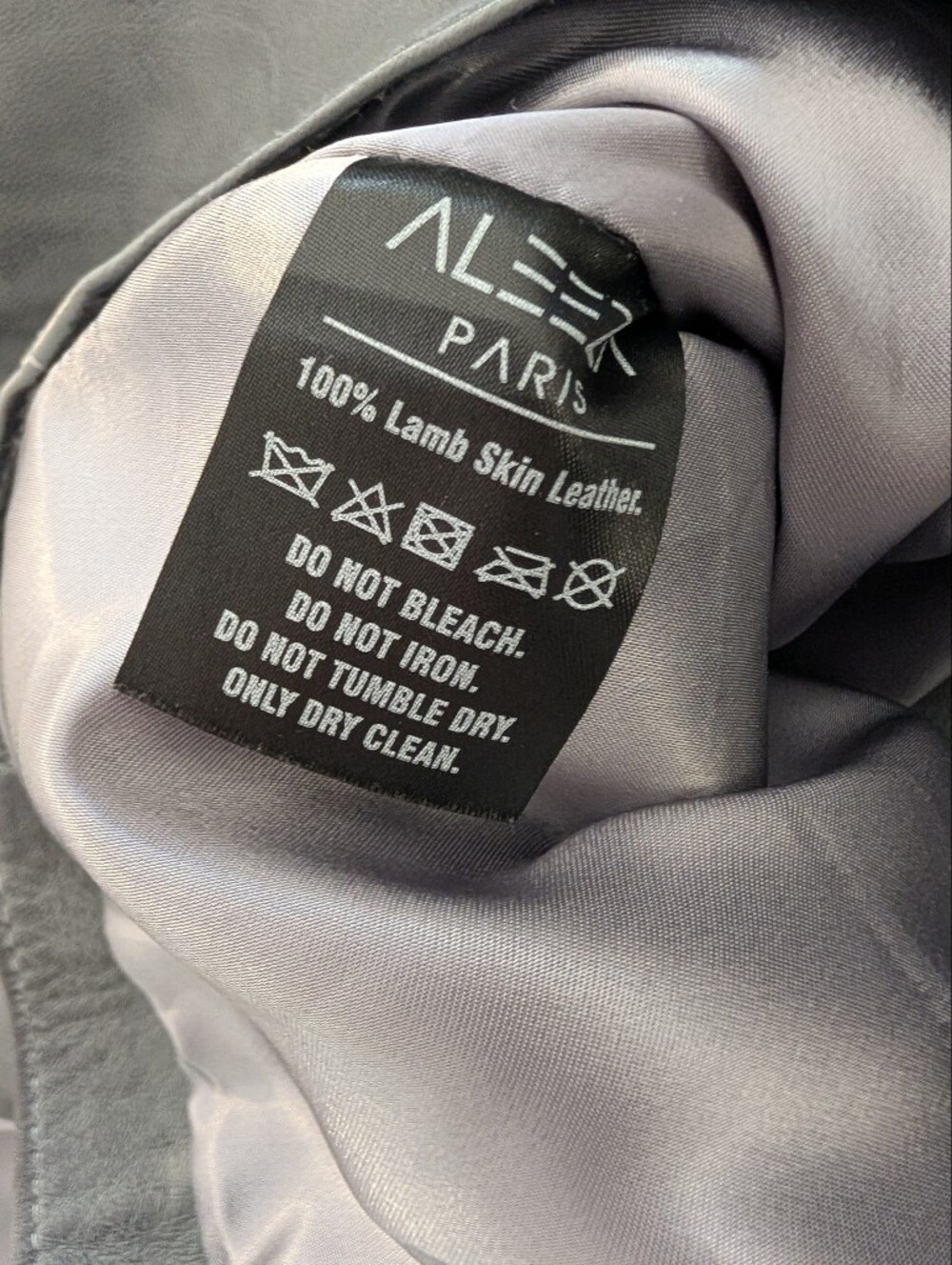 Aleeza Brett Lamb Skin Leather Jacket - Picture 6 of 6